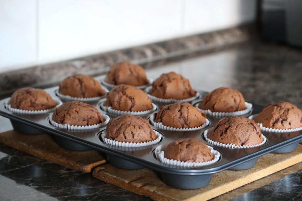 Skúška čokoládový muffin